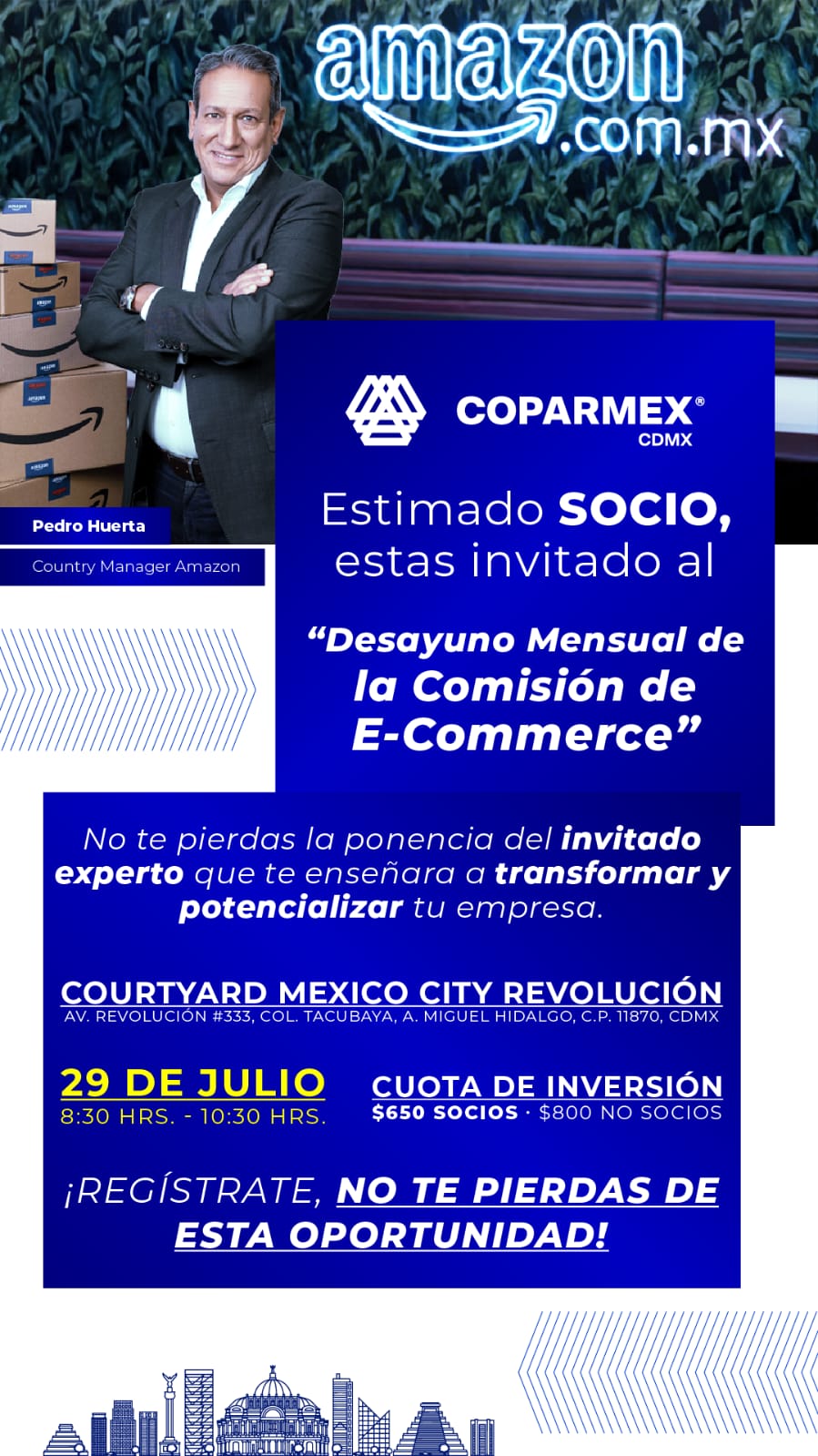 ¡Únete al Desayuno Mensual de E-Commerce con Amazon!