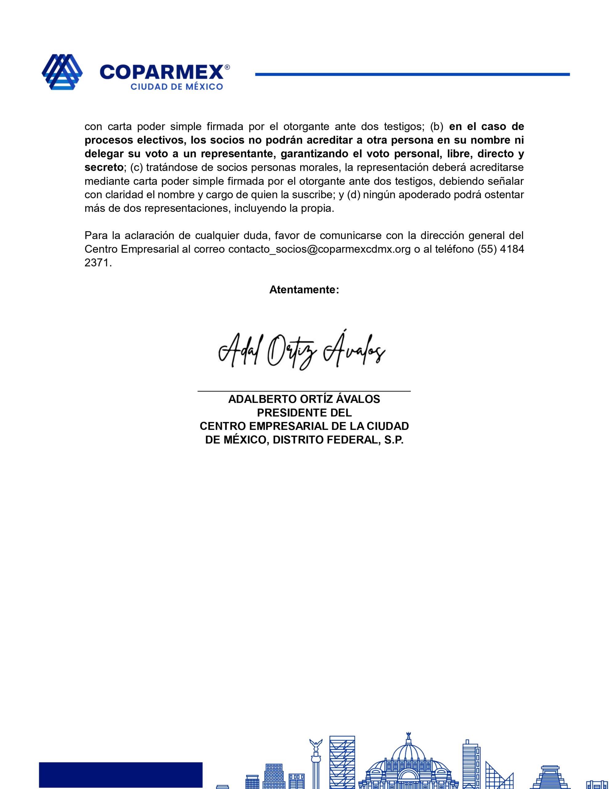 Convocatoria electoral