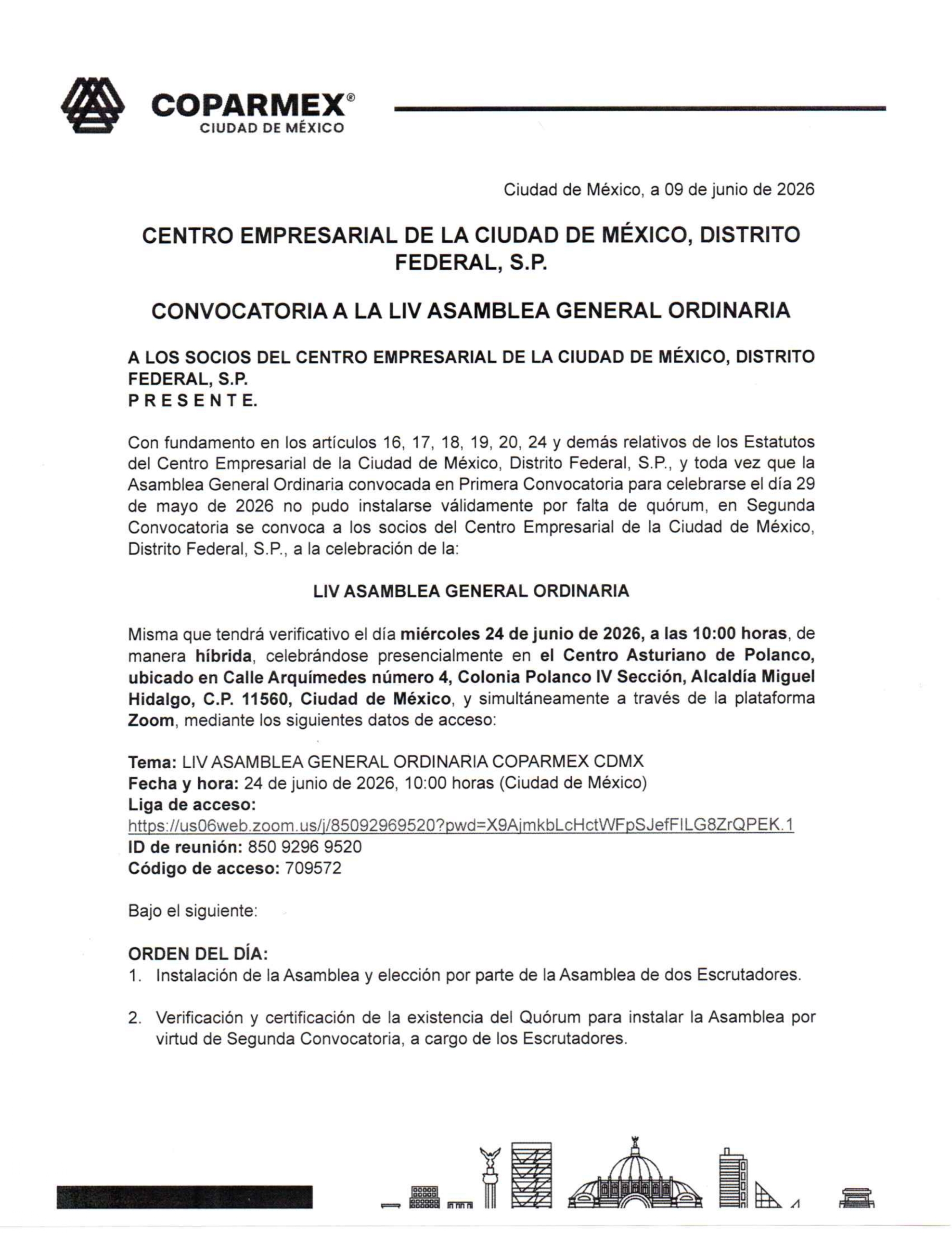 Convocatoria electoral