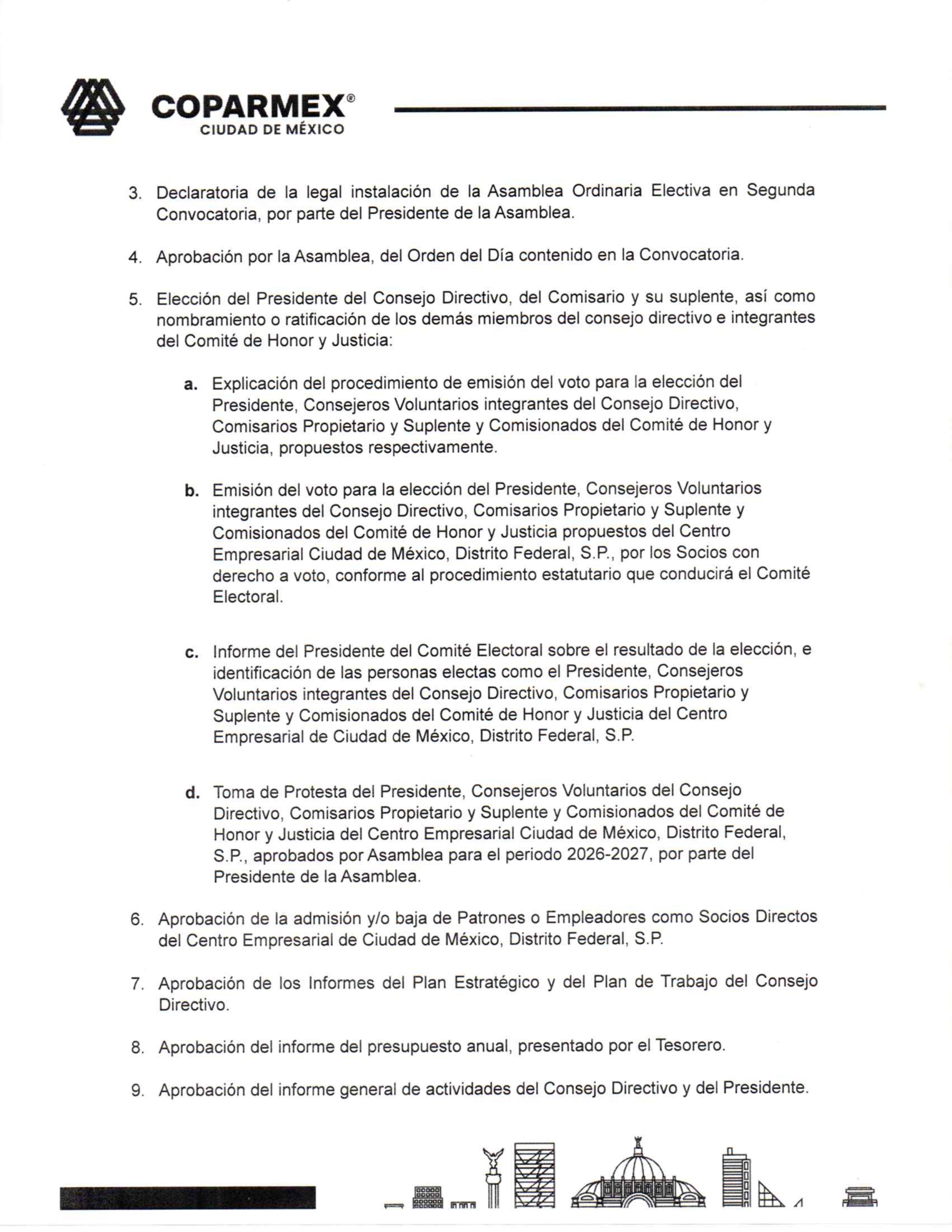 Convocatoria electoral