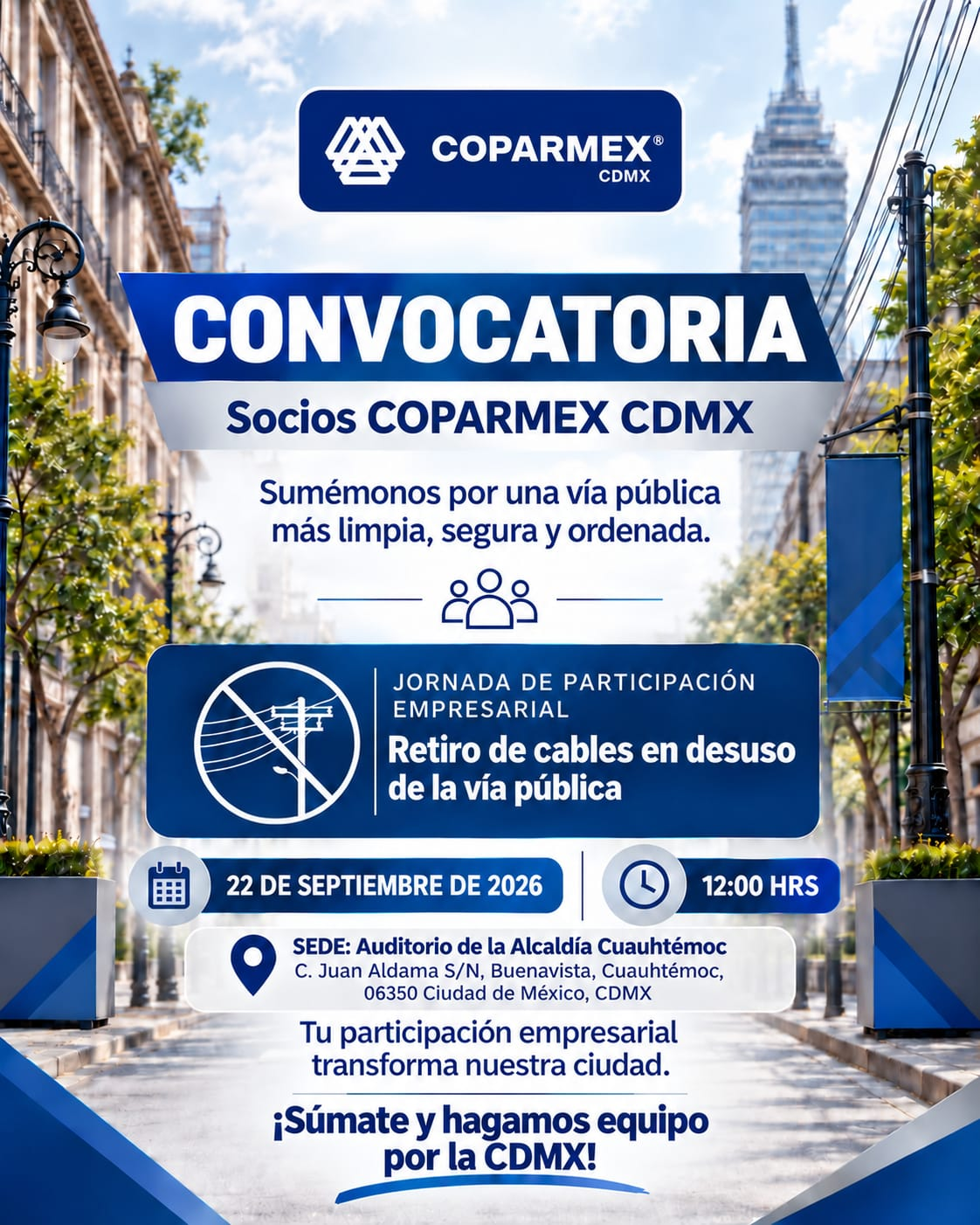 Convocatoria socios COPARMEX
