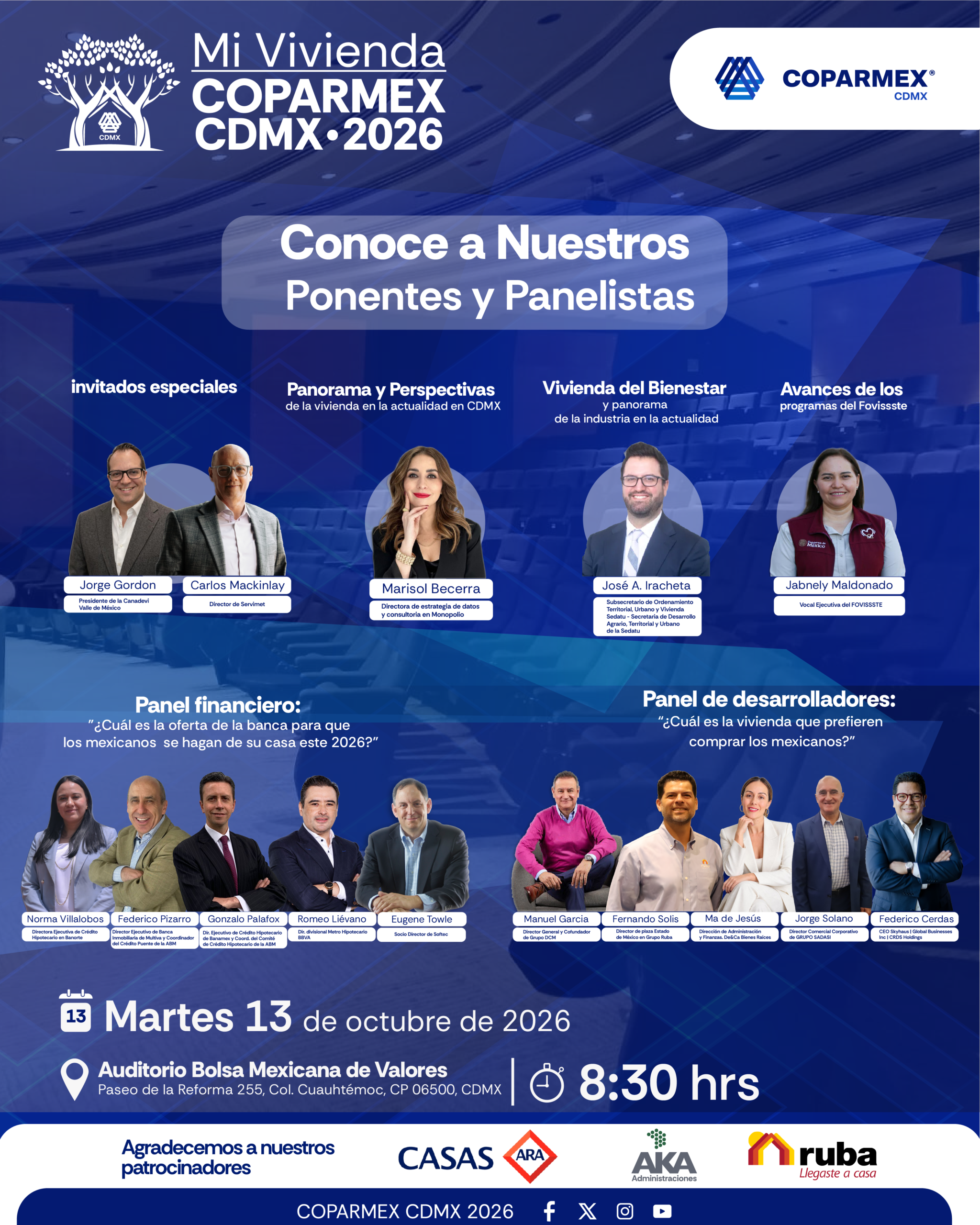 ¿Y si tu próxima gran oportunidad comienza con una conversación con quienes están impulsando la vivienda en México?
