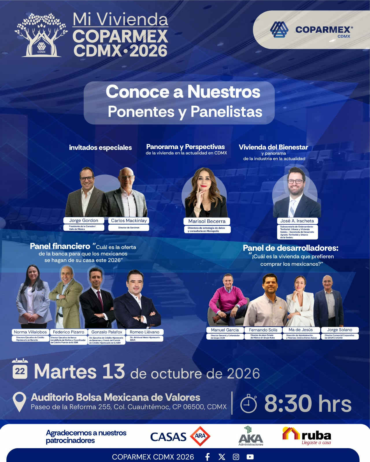 ¿Y si tu próxima gran oportunidad comienza con una conversación con quienes están impulsando la vivienda en México?